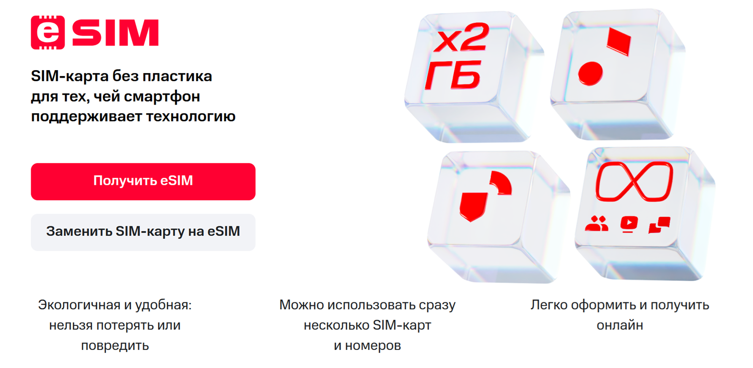 Сим-карта МТС без пластика